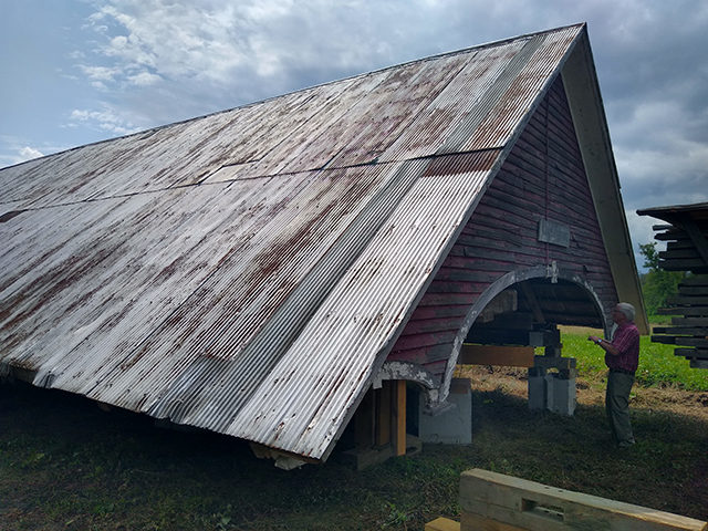 Sanborn Covered Bridge roof photo by Marcel and Jeanne Beaudry